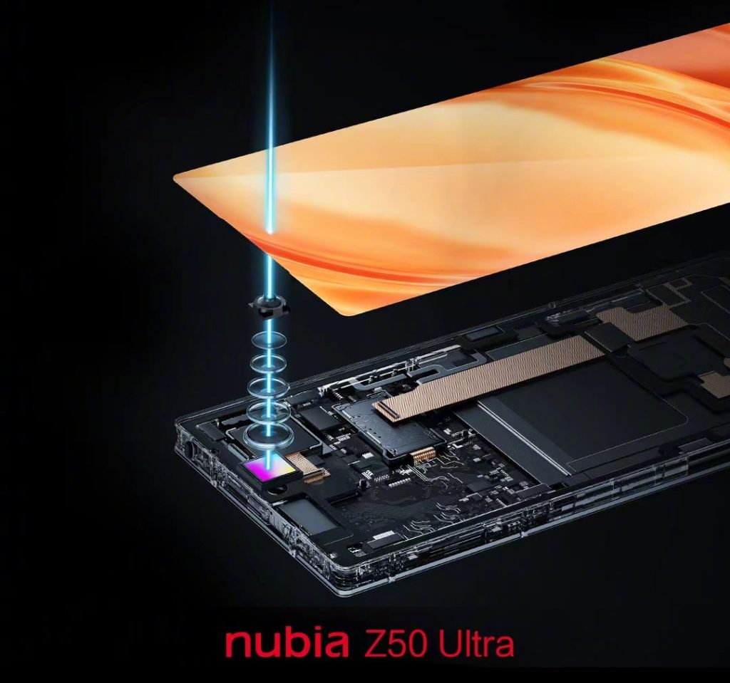 Nubia Z50 Ultra with 6.8″ FHD+ 120Hz AMOLED display, under display camera,  Snapdragon 8 Gen 2, up to 16GB RAM announced