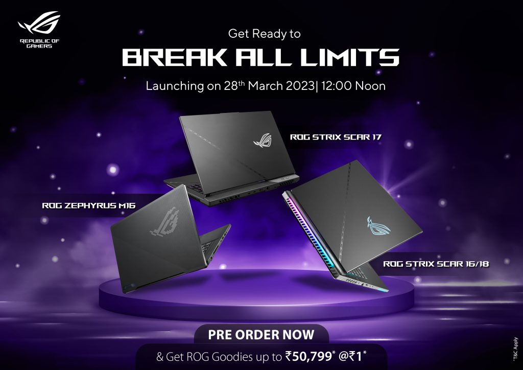 ASUS ROG Strix Scar 2023 Series and Zephyrus M16 now available for pre-order in India — Check out the offers