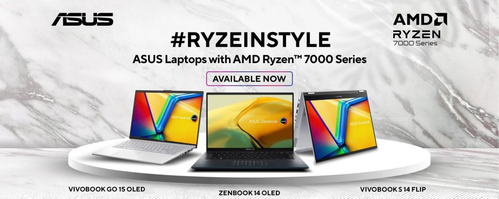 ASUS Zenbook 14, Vivobook Go 15 OLED and Vivobook S 14 Flip with Ryzen 7000 series launched in India