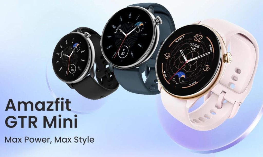 Amazfit GTR mini with 1.28 AMOLED display GPS up to 14 days