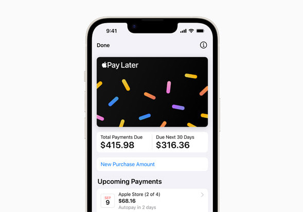 Apple introduces Apple Pay Later in the U.S.