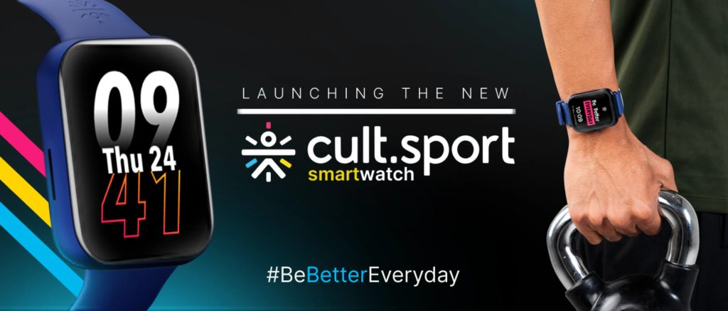 Cultsport Beats 1.85" HD Screen Bluetooth Calling Smartwatch