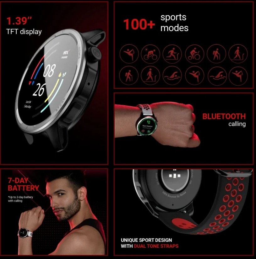 NOISE X-Fit 2 HRX edition smartwatch| - YouTube