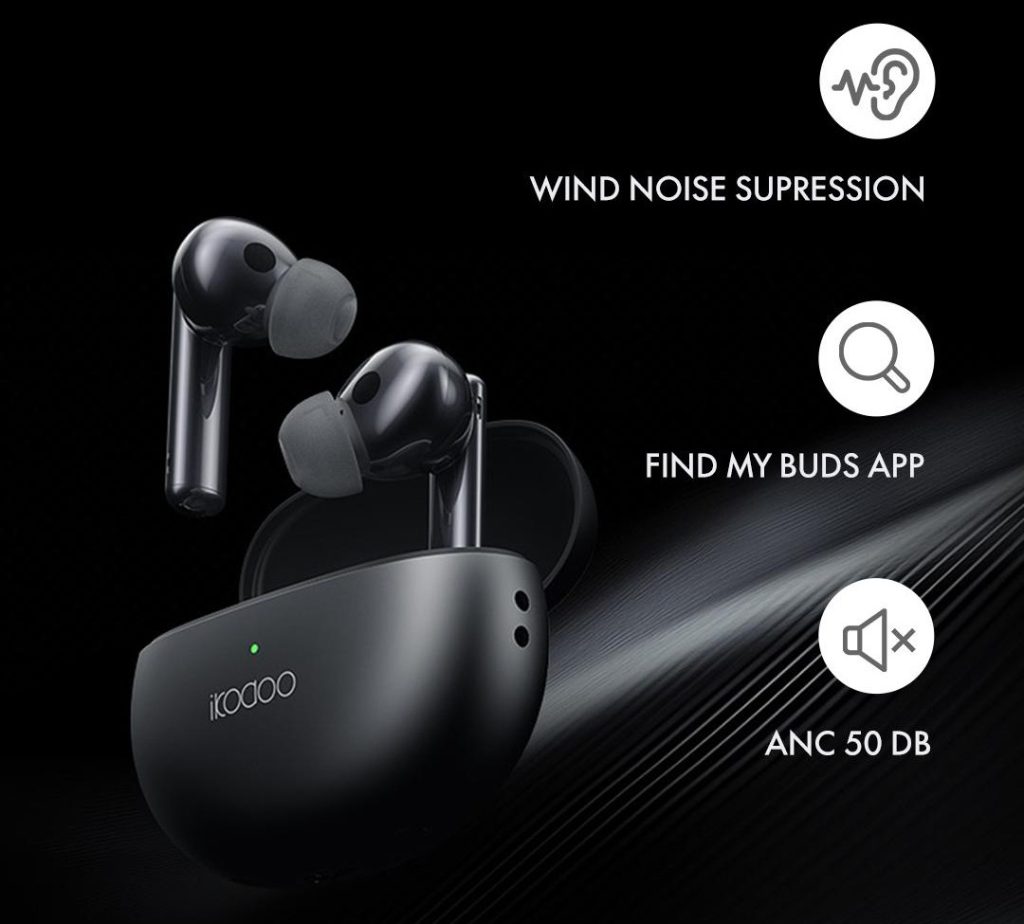 IKODOO TWS earbuds with 50dB ANC to launch under Rs. 5000