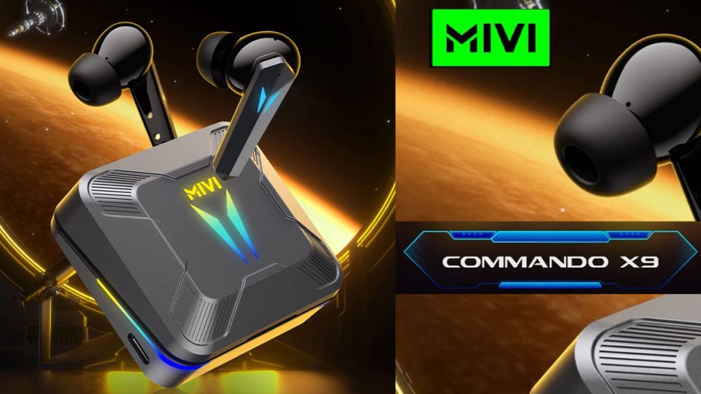 Mivi Commando X9 ‘Made in India’ earbuds with Dual RGB design, up to 72h total playback launched at an introductory price of Rs.1499