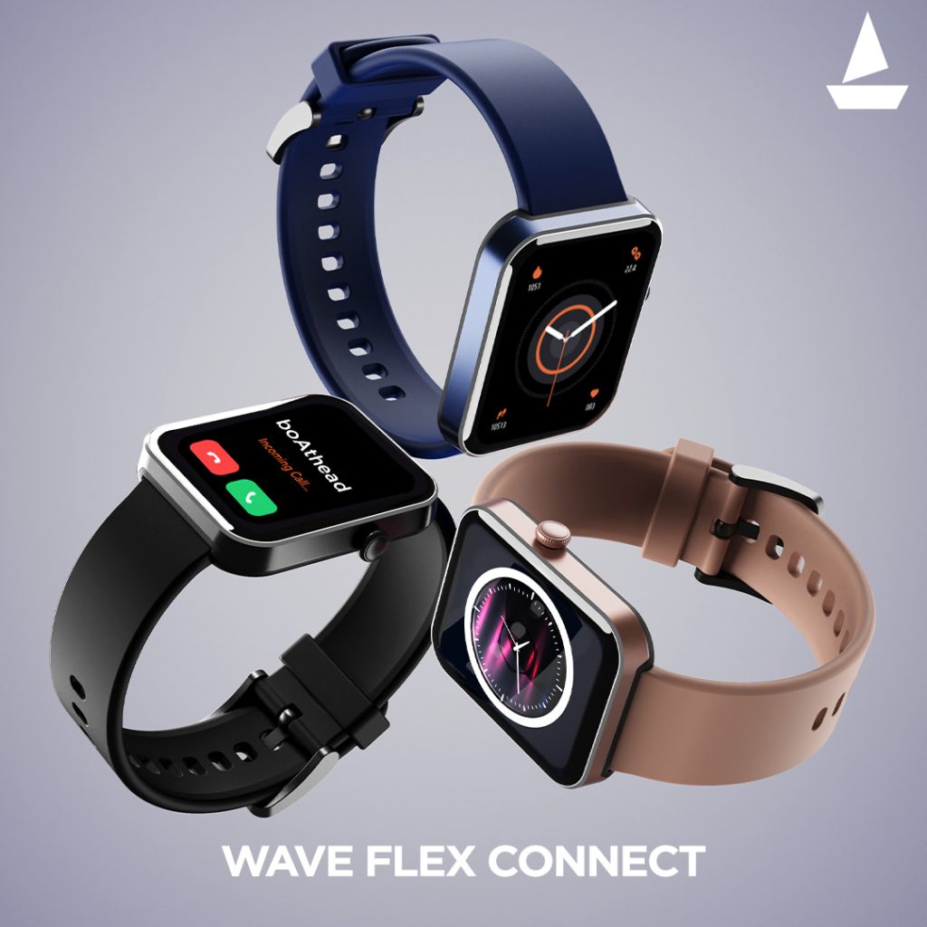 boAt Wave Flex Connect with 1.83″ display, Bluetooth calling launched at an introductory price of Rs. 1499
