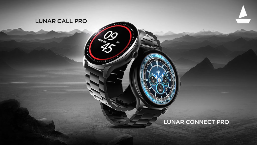 boAt Lunar Connect Pro and Lunar Call Pro with 1.39″ AMOLED display, Bluetooth calling launched
