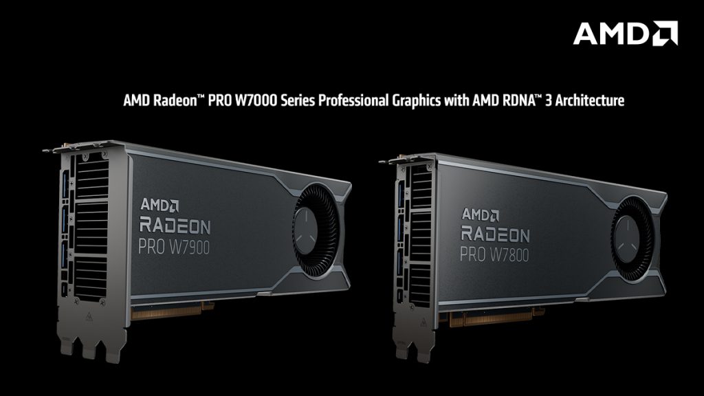 AMD Radeon PRO W7000 Series Professional Graphics with RDNA 3 announced