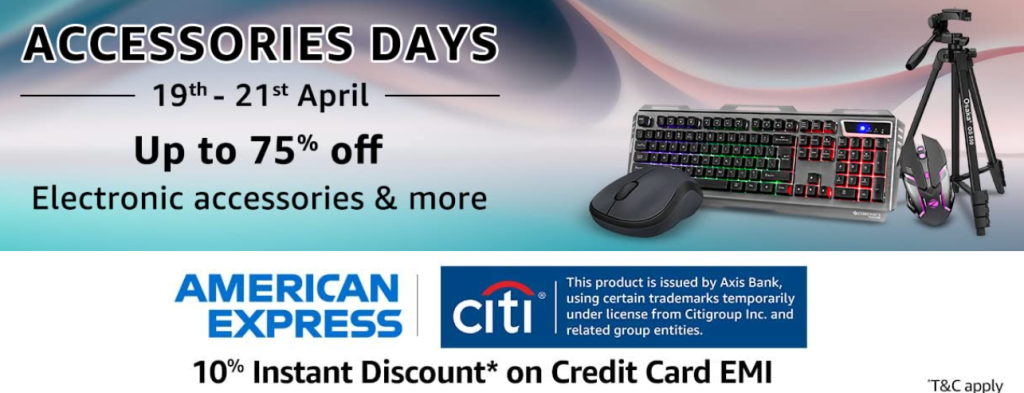 Amazon Accessories Days Sale: Deals and offers on Electronic accessories and more