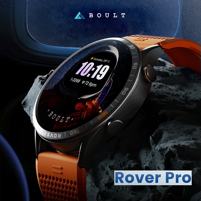 Boult Rover Pro with 1.43″ AMOLED display, Bluetooth calling launched at an introductory price of Rs. 2499