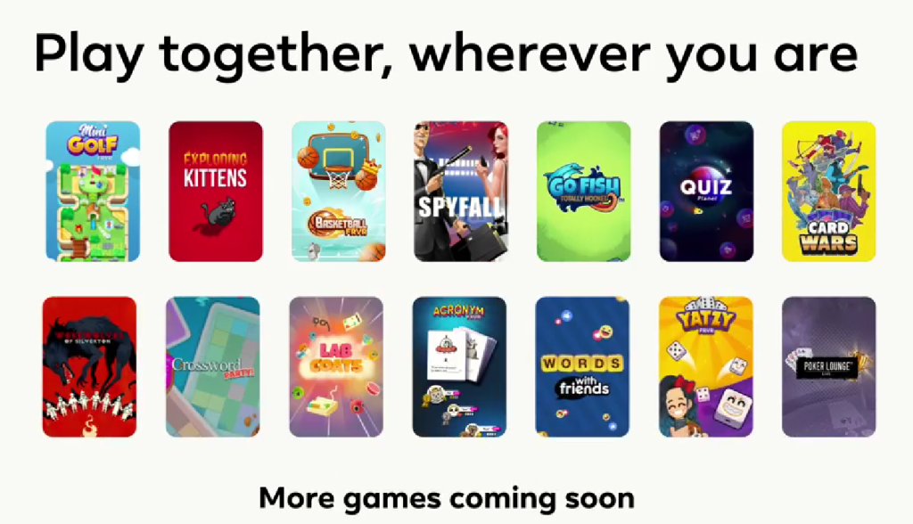 Facebook Messenger adds multiplayer gaming to video calls