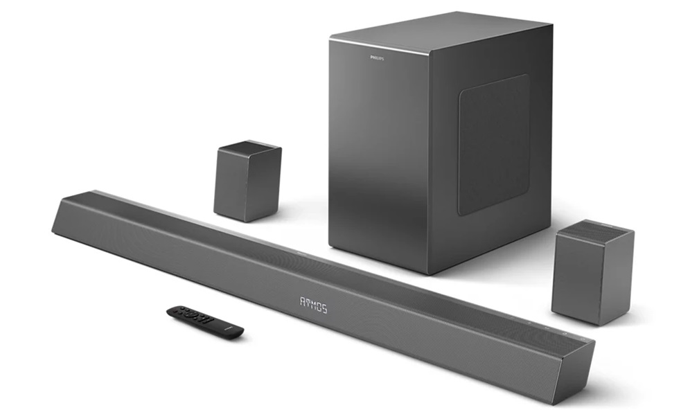 Philips TAB8967 5.1.2CH Dolby Atmos Soundbar with wireless subwoofer launched in India