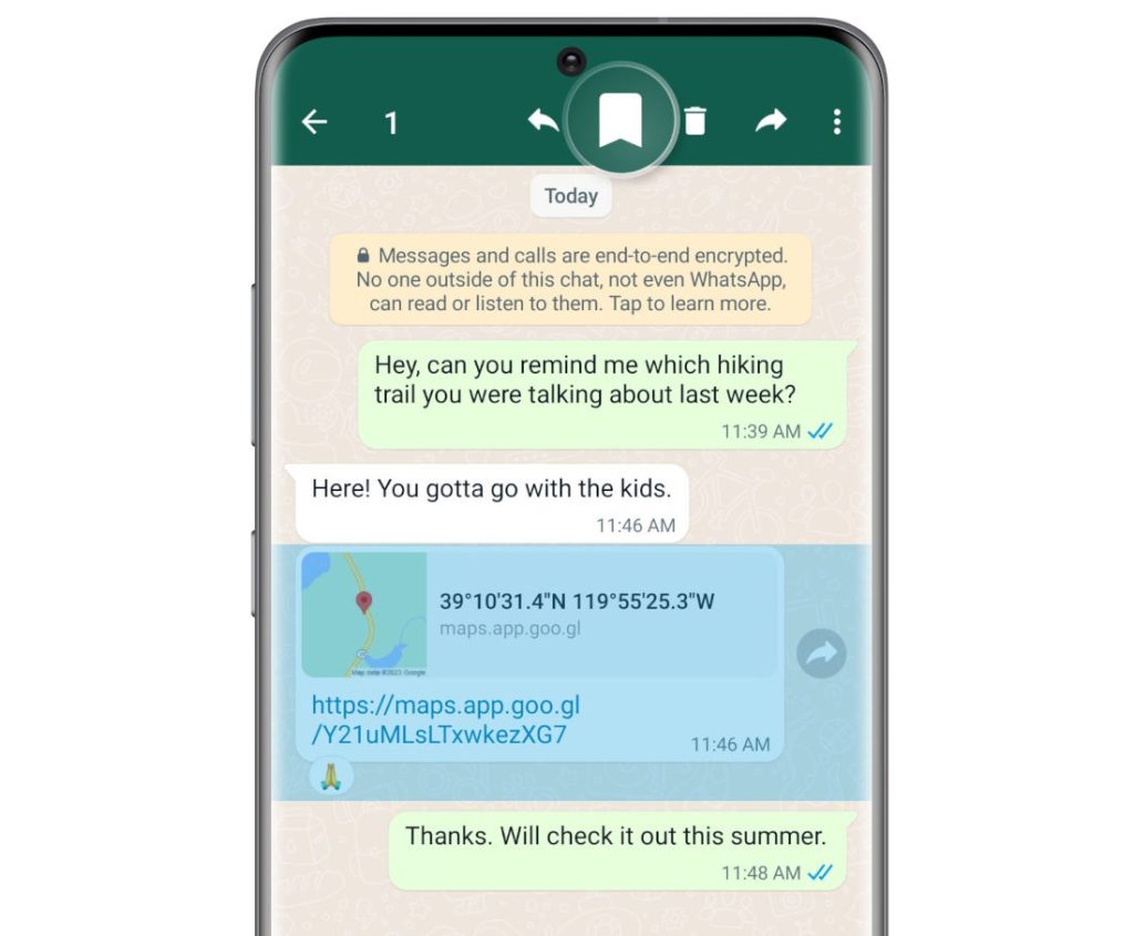 WhatsApp now lets you keep disappearing messages in a thread