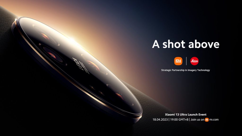 Xiaomi 13 Ultra launch event scheduled for April 18
