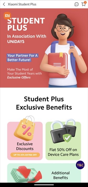 Xiaomi and UNiDAYS lead Student Discount offerings in India