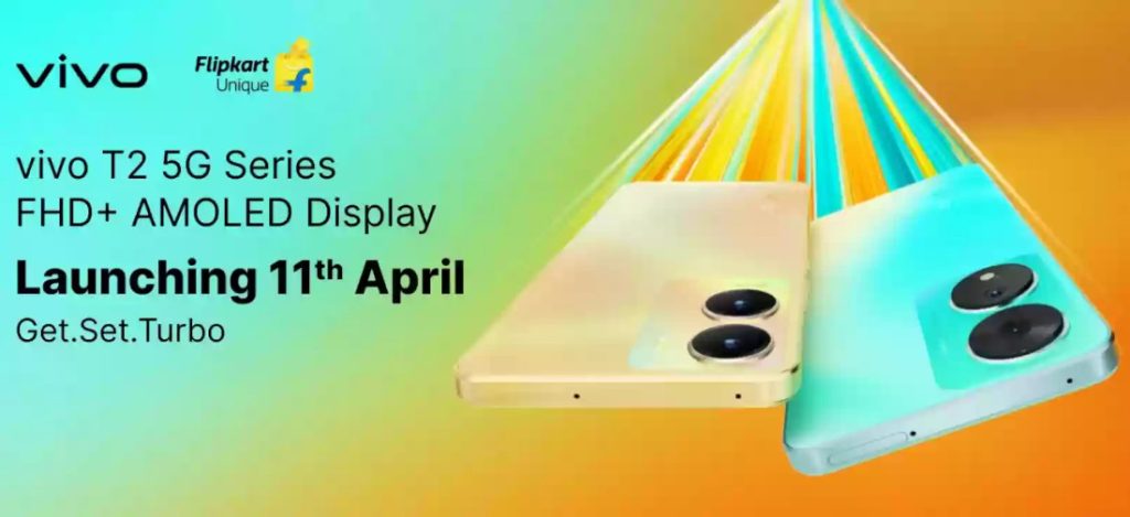 vivo T2 5G with FHD+ AMOLED display and T2X 5G launching in India on April 11