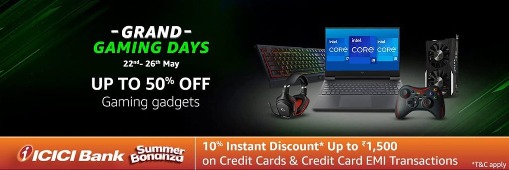 Amazon Grand Gaming Days Sale: Deals and offers on Gaming laptops, accessories and more