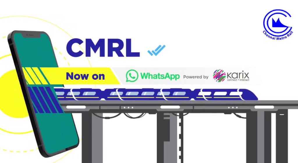 Now get Chennai Metro tickets on WhatsApp