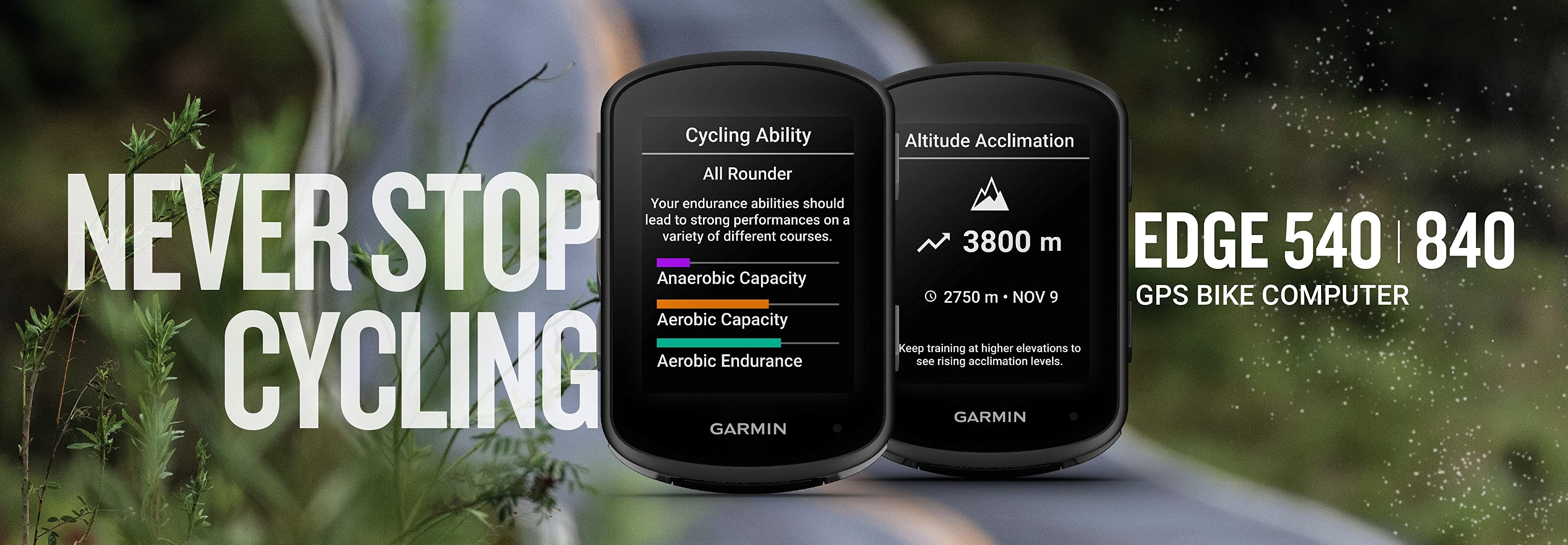 Garmin Edge 540 Solar GPS Cycling Computer (Black) - Performance Bicycle