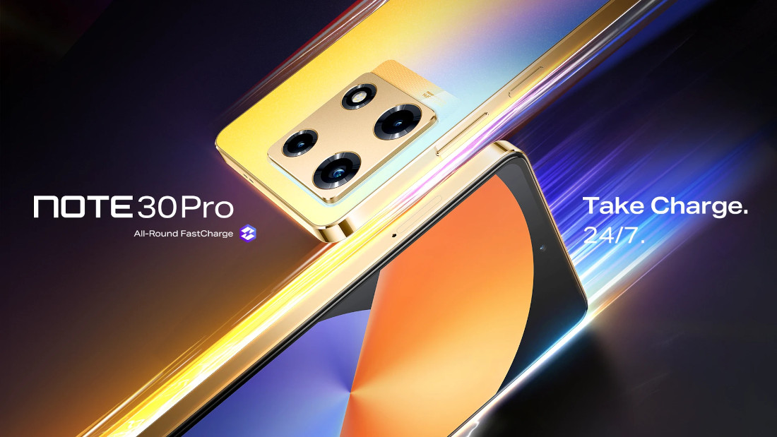 Infinix Note 30 Pro, Note 30, Note 30i and Note 30 5G with FHD+ 120Hz  display, Sound by JBL, 5000mAh battery announced