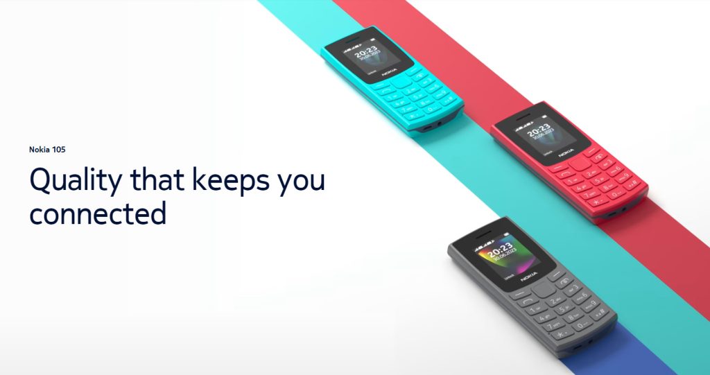 Nokia 105 (2023) and Nokia 106 4G with in-built UPI launched in India starting at Rs. 1299