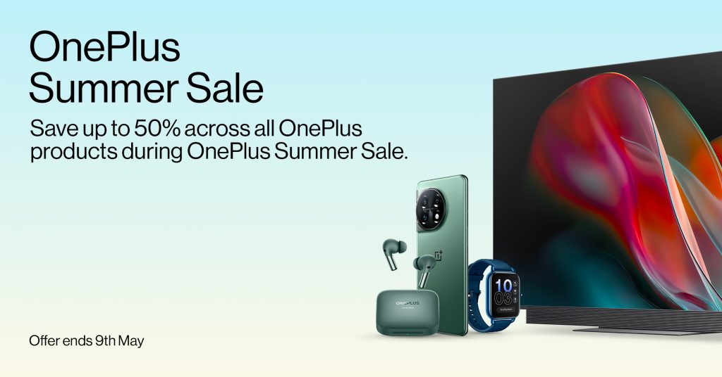 OnePlus Summer Sale 2023: Up to 50% off on all products