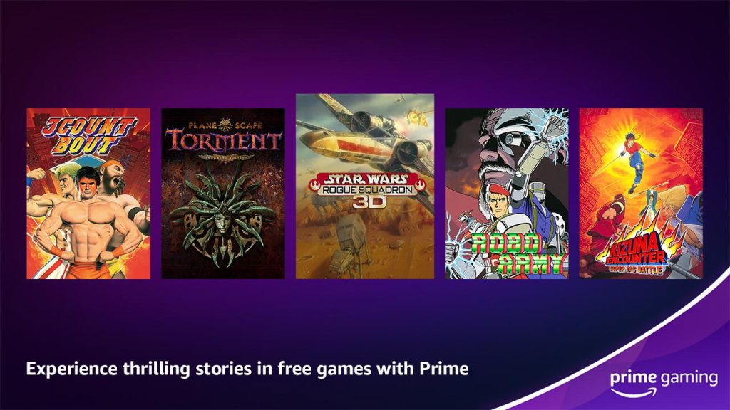 Amazon Prime Gaming free games for May 2023