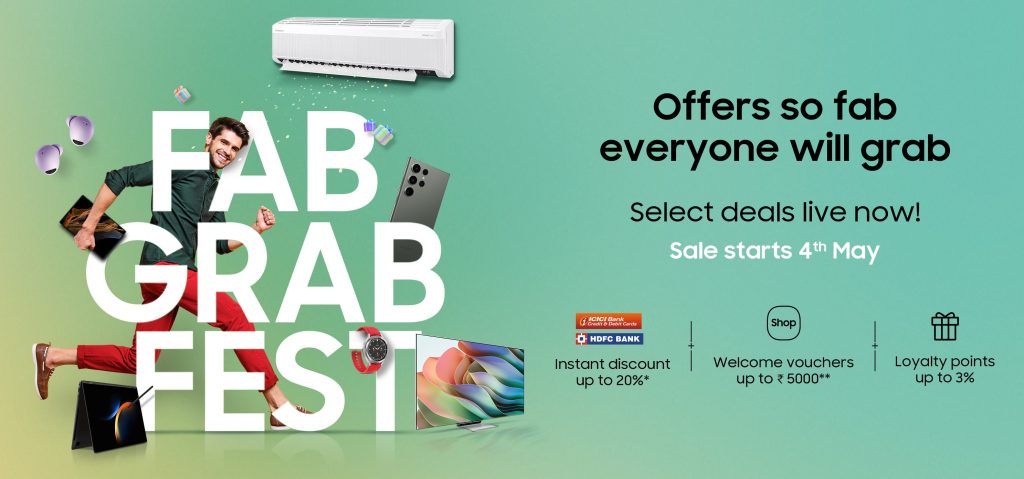 Samsung Fab Grab Fest: Discounts on Galaxy S Series, TVs and more