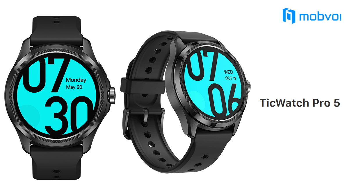 TicWatch Pro 5 with 1.43″ AMOLED display, Snapdragon W5+ Gen 1, Wear OS  announced