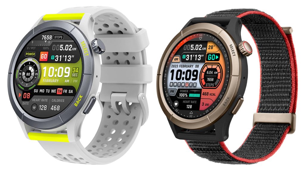 Amazfit Cheetah and Cheetah Pro press renders surface