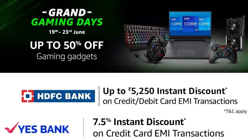 Amazon Grand Gaming Days Sale Deals and Offers