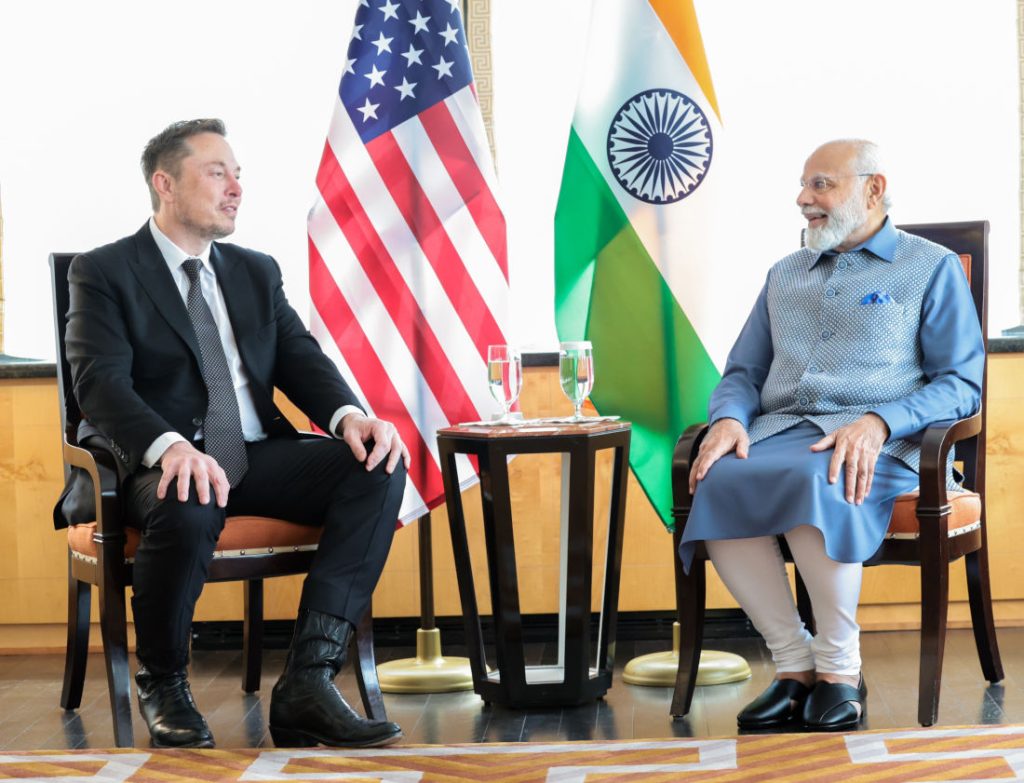 Elon Musk meets PM Modi says Tesla will come to India soon