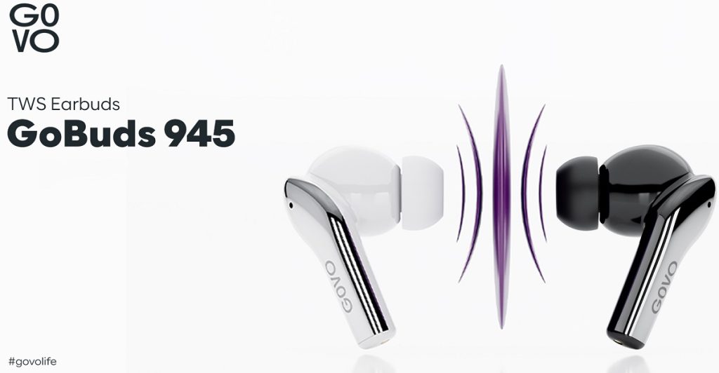 GOVO GoBuds 945 with chrome finish up to 52h total playback launched at an introductory price of Rs. 1199