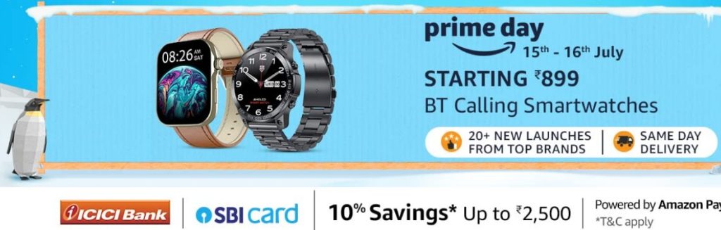 Amazon Prime Day Sale: Discounts on Smartwatches