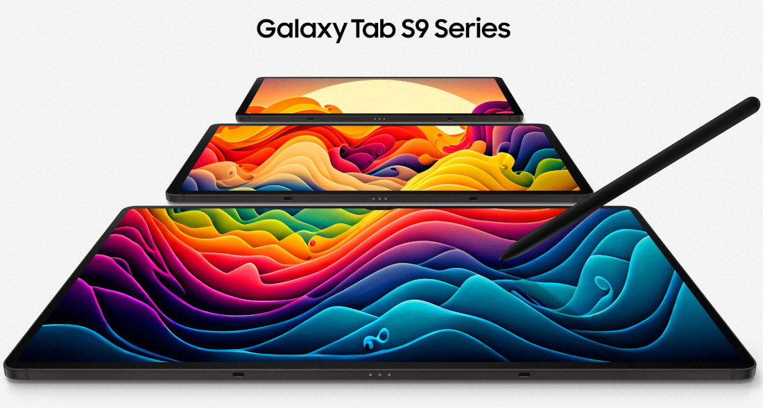 SAMSUNG Galaxy Tab S9 11” 128GB , WiFi 6E Android Tablet, Snapdragon 8 Gen  2 Processor, AMOLED Screen, S Pen, IP68 Rating, US Version, 2023, Graphite