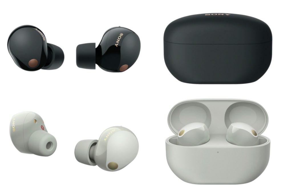 Sony WF-1000XM5-SILVER Wireless Noise Canceling High-Res Earbuds