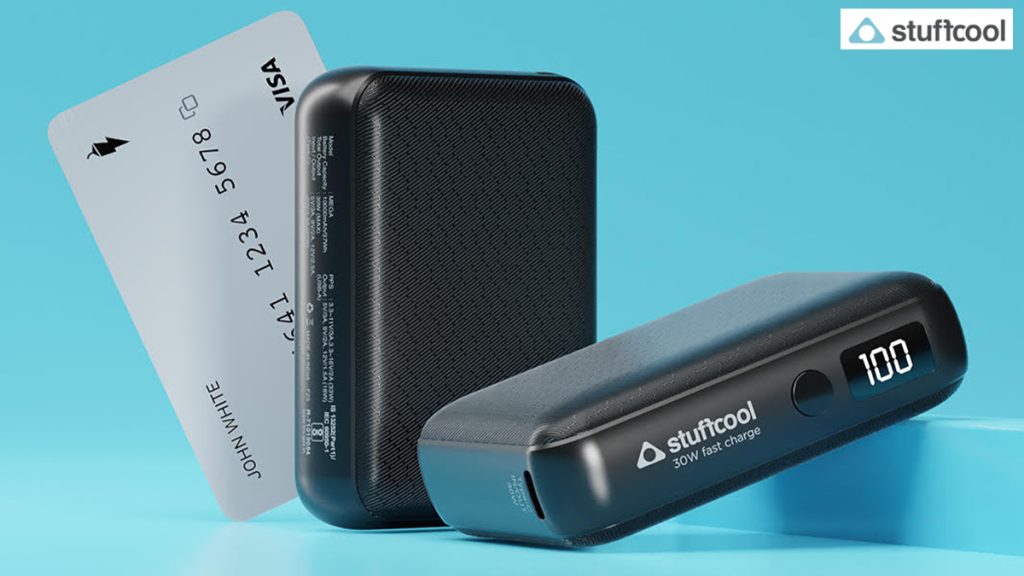 Stuffcool Mega 30W 10000mAh Powerbank with PD, PPS charging launched