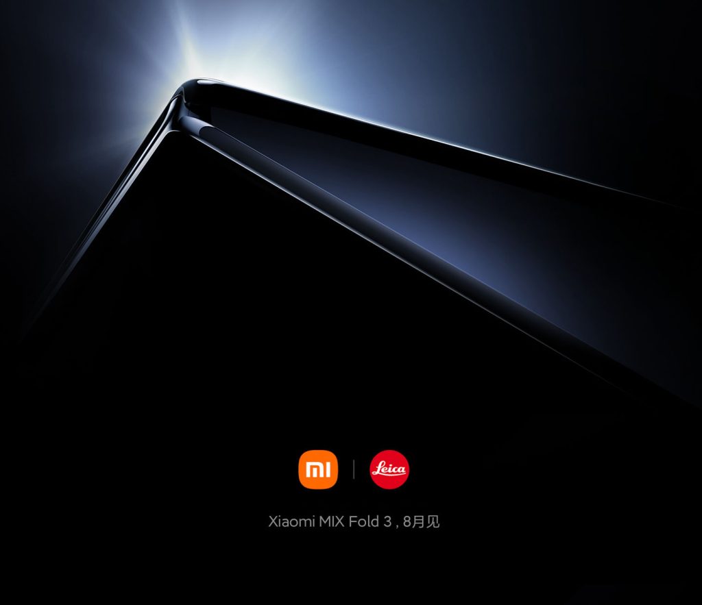 Xiaomi MIX Fold 3 confirmed to be announced in August