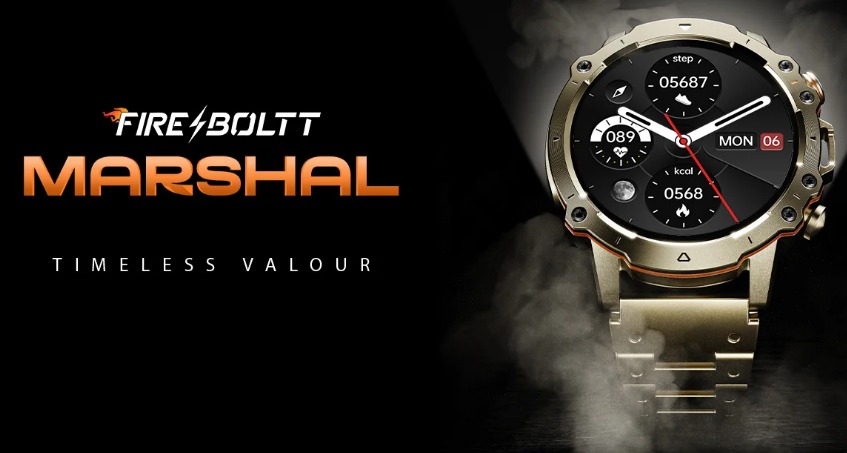 Fire-Boltt Marshal with 1.43″ display, stainless steel body, Bluetooth calling launched