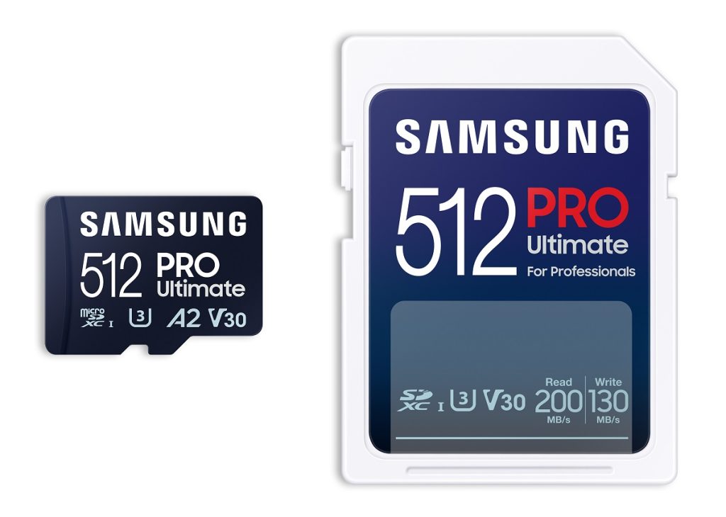 Samsung PRO Ultimate UHS-1 microSD and SD cards with up to 200MBps read speeds announced