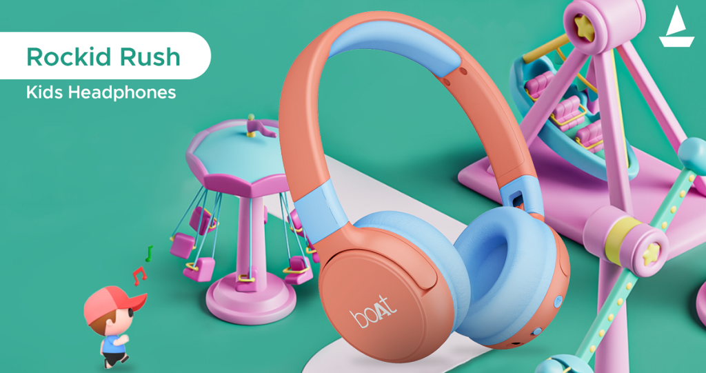 boAt ‘Rockid Rush’ Kids Bluetooth headphones with 30mm drivers, up to 85dB sound limit launched