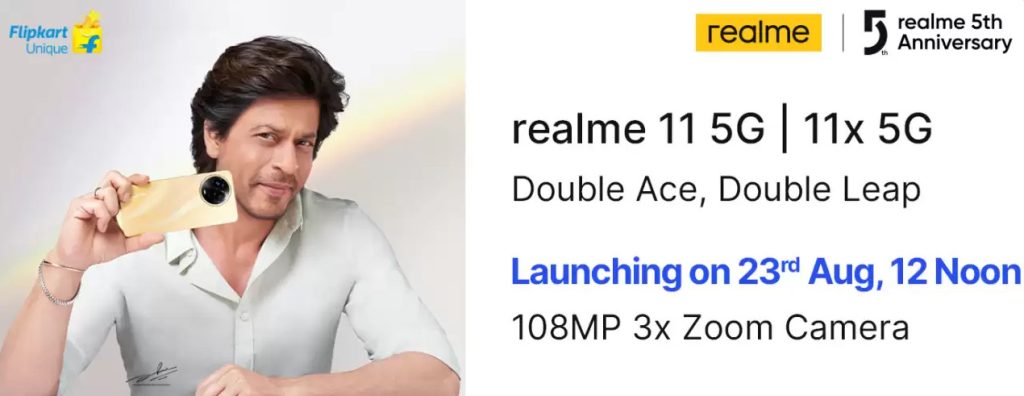 Realme 11 5G, Realme 11X 5G debut in India with MediaTek Dimensity 6100+  SoC. Price, specs and more