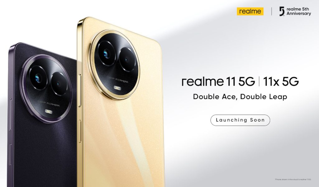 realme 11 5G and realme 11x 5G launching in India soon