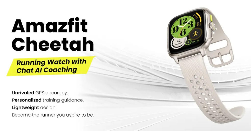 Amazfit Cheetah Square AI-Powered GPS Smart Watch