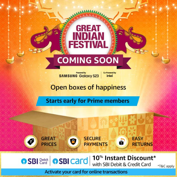 Amazon Great Indian Festival 2023 offers teased