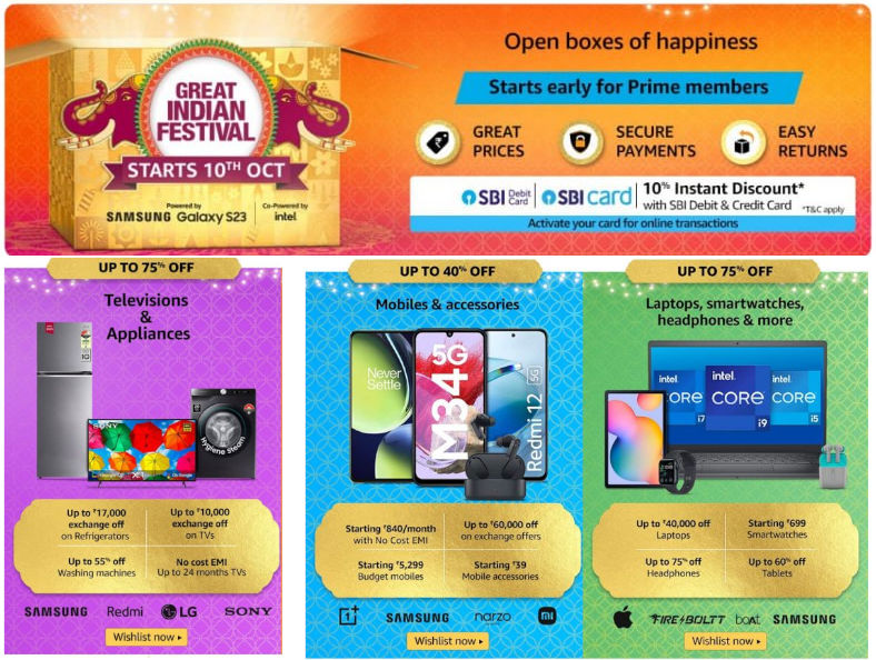 Great Indian Festival 2023: sale date, discount offers