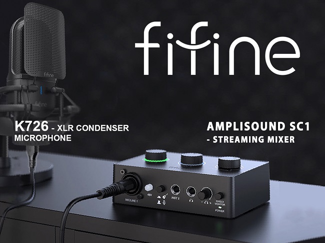 fifine k726 studio microphone condenser mic