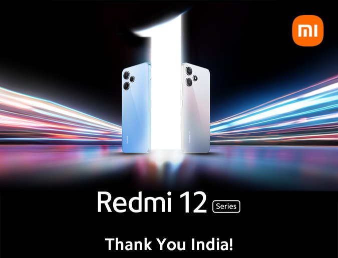Redmi 12 series sales cross 1 million units in India