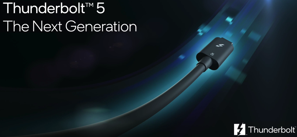 Intel introduces Thunderbolt 5 with up to 120 Gbps bandwidth