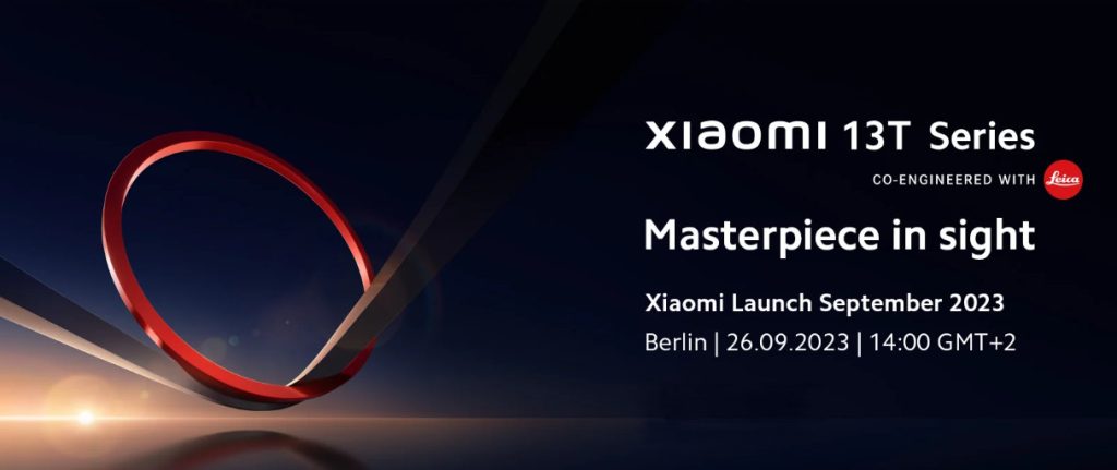 Xiaomi 13T and 13T Pro to be announced on September 26